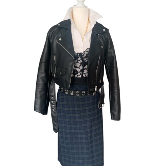 Banana Republic  Blue and Green tartan  Skirt  -  Size 8 - Picture 5 of 12